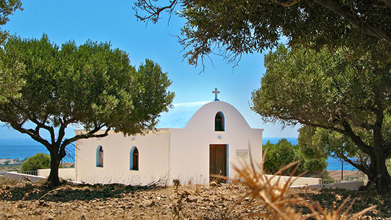 Chapel off the road 
 on the way up to the top of the mountain above the hotel